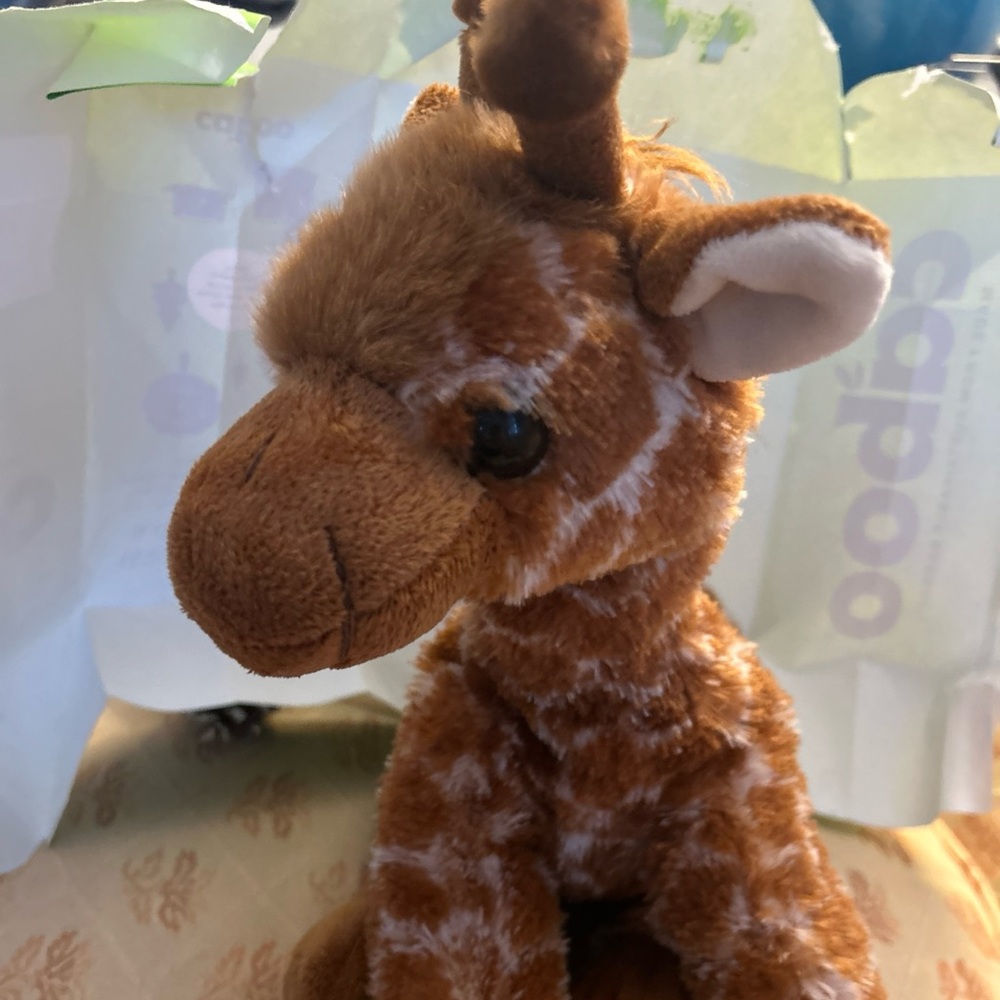 Plush Giraffe Toy - Brown Wild Republic